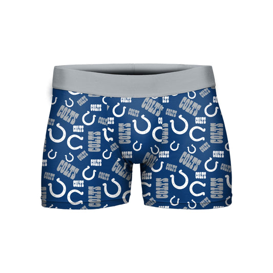 Indianapolis Colts NFL Mens Repeat Logo Compression Underwear